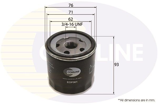 COMLINE Масляный фильтр EOF061