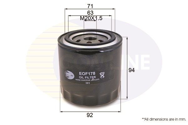 COMLINE Масляный фильтр EOF178