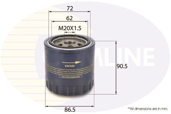 COMLINE Масляный фильтр EOF246