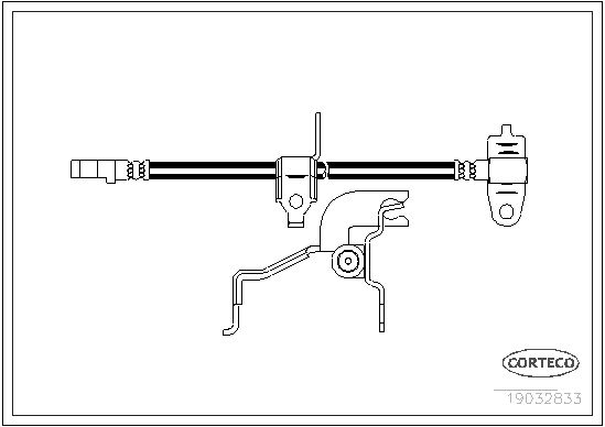 CORTECO Тормозной шланг 19032833