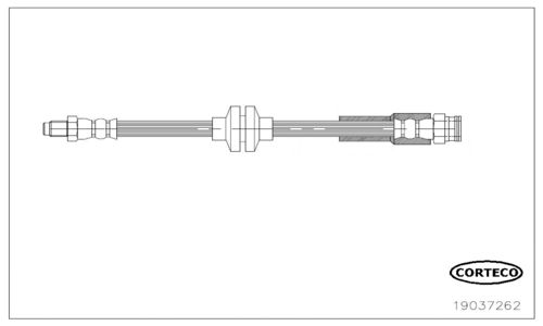 CORTECO Тормозной шланг 19037262