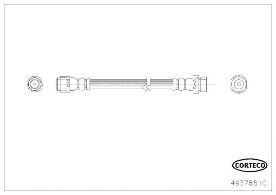 CORTECO Тормозной шланг 49378510