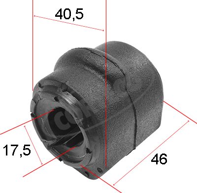 CORTECO skersinio stabilizatoriaus įvorių komplektas 80000453