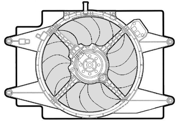 CTR Вентилятор, охлаждение двигателя 1209500