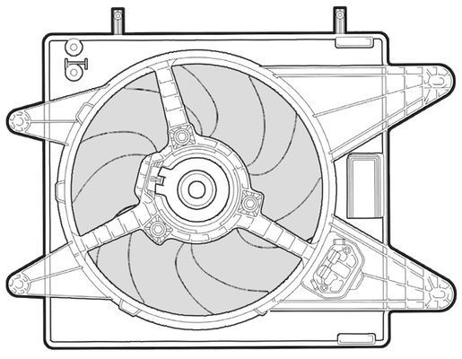 CTR ventiliatorius, radiatoriaus 1209527