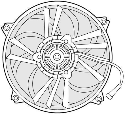 CTR ventiliatorius, radiatoriaus 1209642