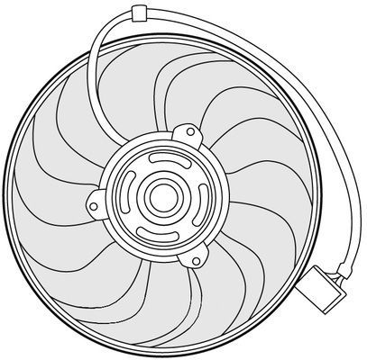 CTR ventiliatorius, radiatoriaus 1209647