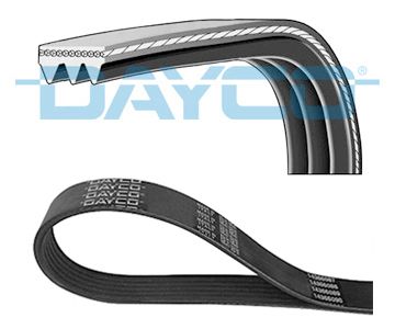 DAYCO V formos rumbuoti diržai 3PK915