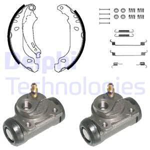 DELPHI Комплект тормозных колодок 1060