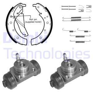 DELPHI Комплект тормозных колодок 754