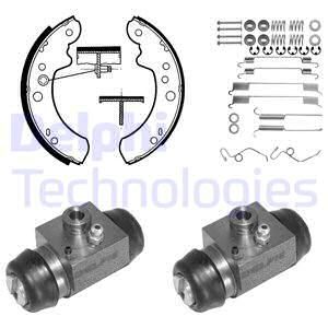 DELPHI Комплект тормозных колодок 798