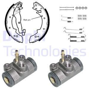 DELPHI Комплект тормозных колодок 836