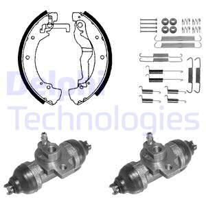 DELPHI Комплект тормозных колодок 893