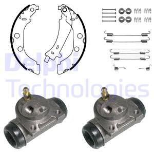 DELPHI Комплект тормозных колодок 905