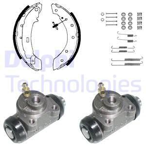 DELPHI Комплект тормозных колодок 918