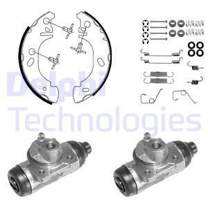 DELPHI Комплект тормозных колодок 958