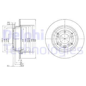 DELPHI Тормозной диск BG3060