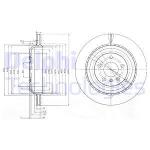 DELPHI Тормозной диск BG4030