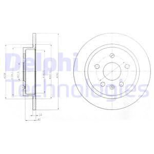 DELPHI Тормозной диск BG4188