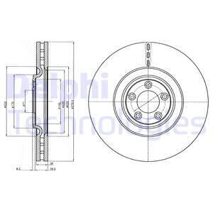 DELPHI Тормозной диск BG9102C