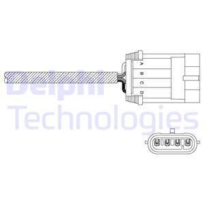 DELPHI lambda jutiklis ES11050-12B1