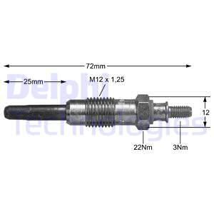 DELPHI kaitinimo žvakė HDS371