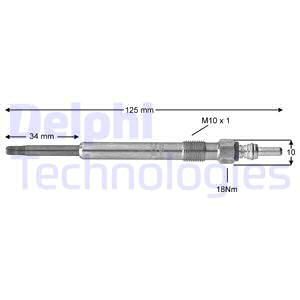 DELPHI Свеча накаливания HDS374