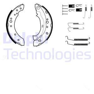 DELPHI Комплект тормозных колодок KP1089