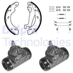 DELPHI Комплект тормозных колодок KP1127