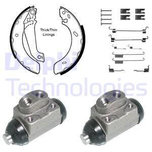 DELPHI Комплект тормозных колодок KP843