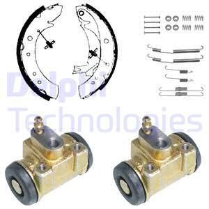 DELPHI Комплект тормозных колодок KP902