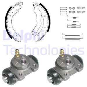 DELPHI Комплект тормозных колодок KP903