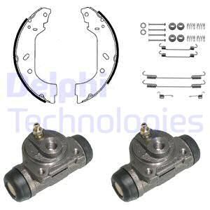 DELPHI Комплект тормозных колодок KP906