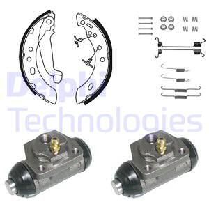 DELPHI stabdžių trinkelių komplektas KP914