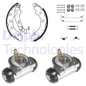 DELPHI Комплект тормозных колодок KP931