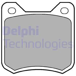 DELPHI stabdžių trinkelių rinkinys, diskinis stabdys LP105