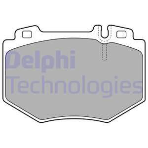 DELPHI stabdžių trinkelių rinkinys, diskinis stabdys LP1851