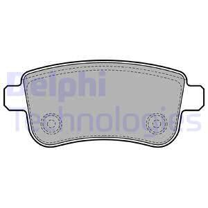 DELPHI Комплект тормозных колодок, дисковый тормоз LP2153