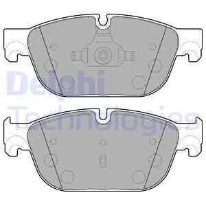 DELPHI Комплект тормозных колодок, дисковый тормоз LP2198