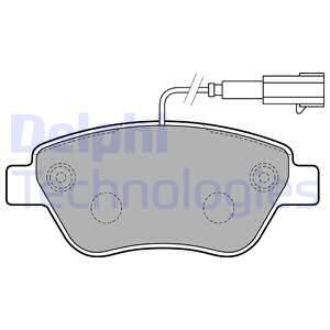 DELPHI Комплект тормозных колодок, дисковый тормоз LP2230