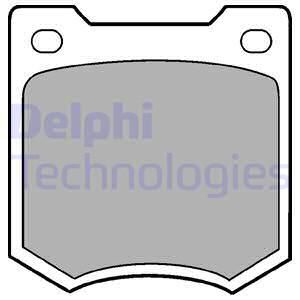 DELPHI stabdžių trinkelių rinkinys, diskinis stabdys LP23