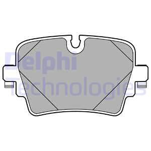DELPHI Комплект тормозных колодок, дисковый тормоз LP2768