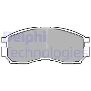 DELPHI stabdžių trinkelių rinkinys, diskinis stabdys LP803