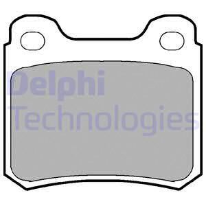 DELPHI Комплект тормозных колодок, дисковый тормоз LP915