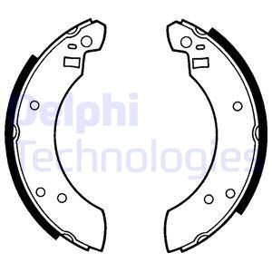 DELPHI Комплект тормозных колодок LS1216