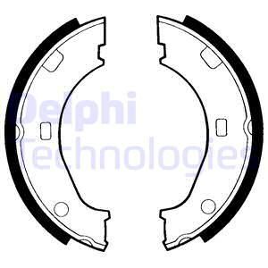 DELPHI Комплект тормозных колодок LS1376