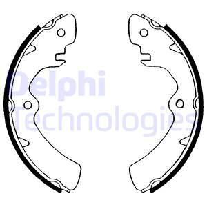 DELPHI Комплект тормозных колодок LS1467
