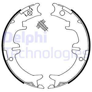 DELPHI Комплект тормозных колодок, стояночная тормозная с LS1892