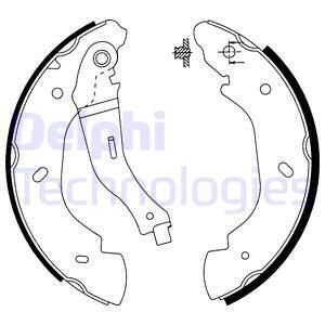 DELPHI Комплект тормозных колодок LS1915