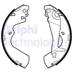 DELPHI Комплект тормозных колодок LS1934